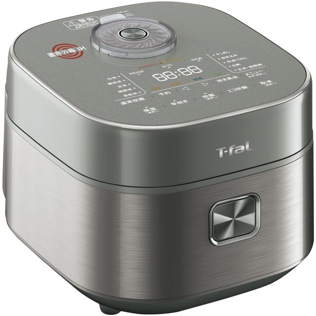 T-fal　ザ・ライス 遠赤外線IH炊飯器 5.5合　メタリック