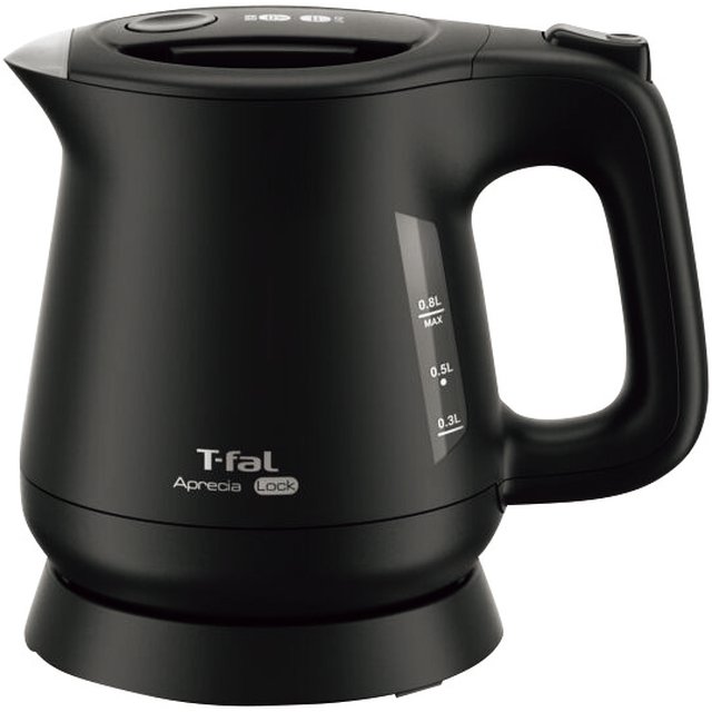 T-fal電気ケトル　アプレシアロック0.8L　ブラック