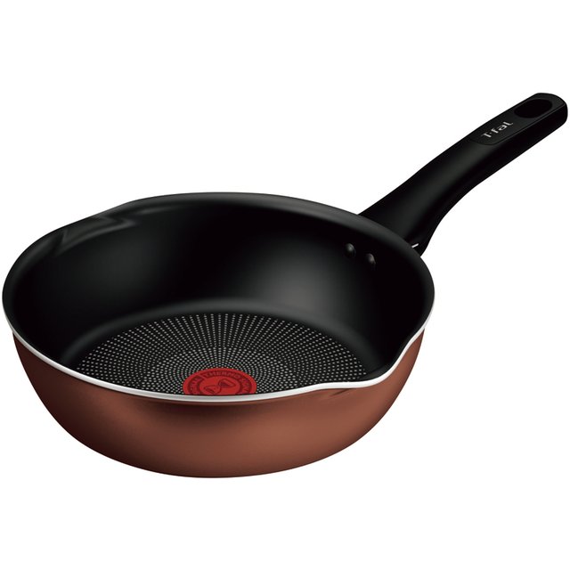 T-fal　IHチタン・エクセレンス モカ　マルチパン22㎝