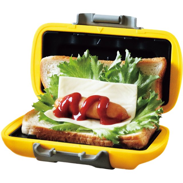 レンジで焼けるホットハーフサンド　オレンジ