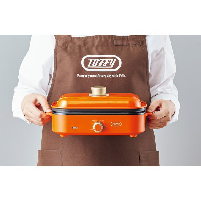 Toffy ホットプレートミニ　ヴァイブラントオレンジ