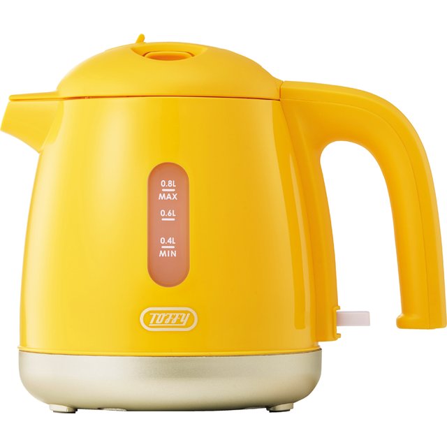 Toffy 給湯ロック付き電気ケトル　カナリヤイエロー