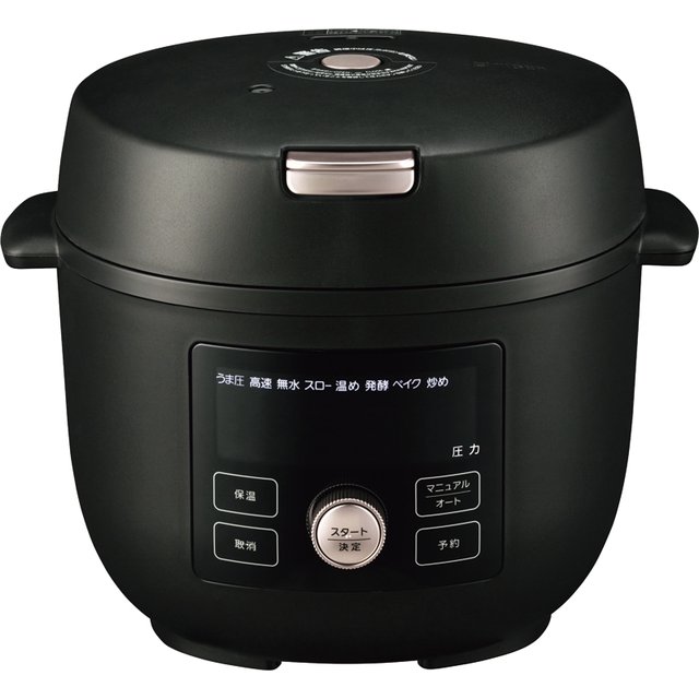 タイガー 電気圧力鍋  マットブラック　2.2L