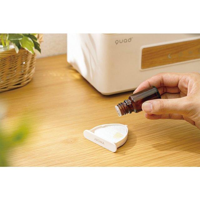 QUADS上部給水式ハイブリッド加湿器　ERU MOIST PLUS（エルモイストプラス）　アイボリー