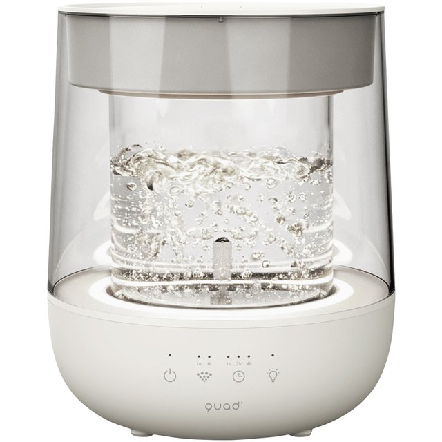 QUADS　ガラススチーム加湿器　GLASS　1.7L　アイボリー