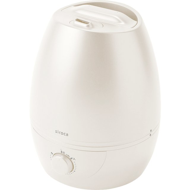 siroca 5L抗菌超音波式加湿器　シルキーホワイト