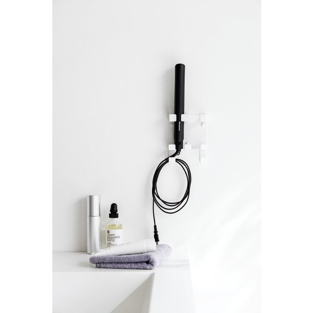 towerウォールヘアーアイロンホルダータワー石こうボード壁対応ダブル　ホワイト