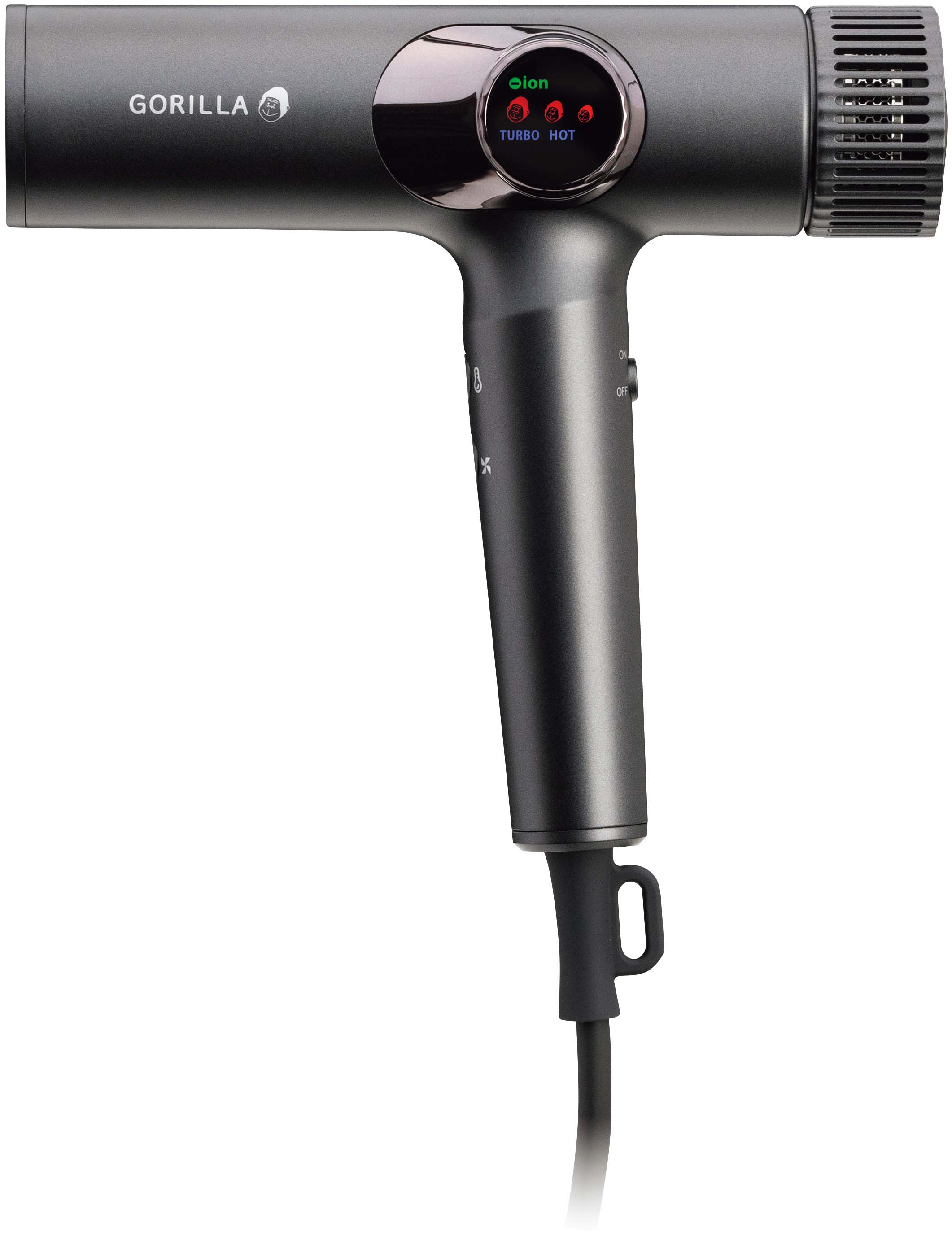 ゴリラのひとふき　グレー