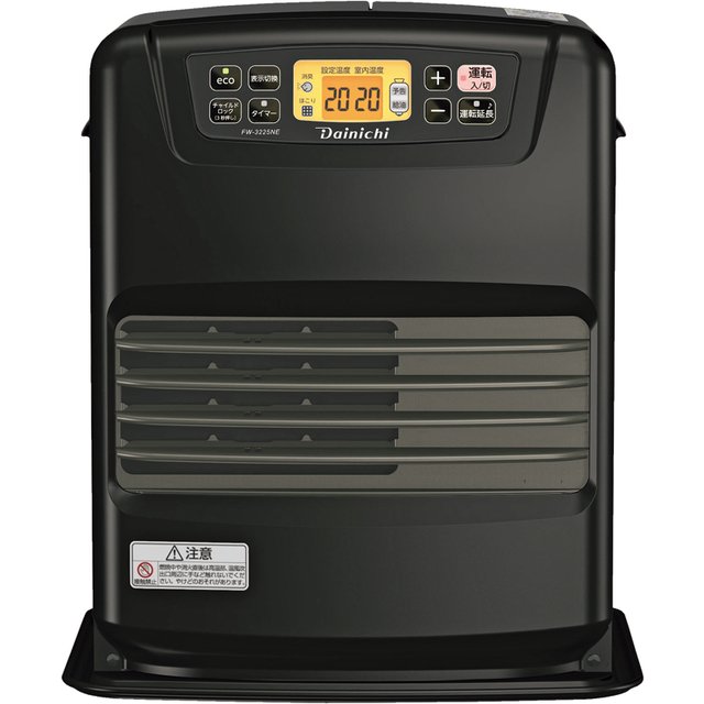 ダイニチ家庭用石油ファンヒーター NEタイプ 5L　チャコールブラック