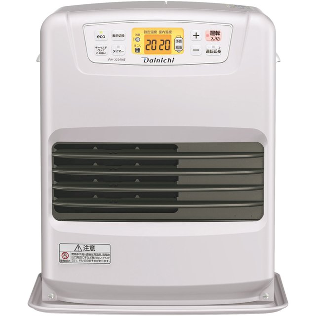 ダイニチ　家庭用石油ファンヒーターNEタイプ　５L　ミストグレー