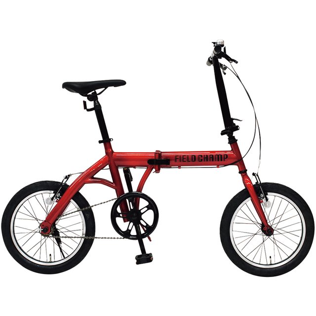 FIELD CHAMP 　16インチ折畳み自転車　レッド