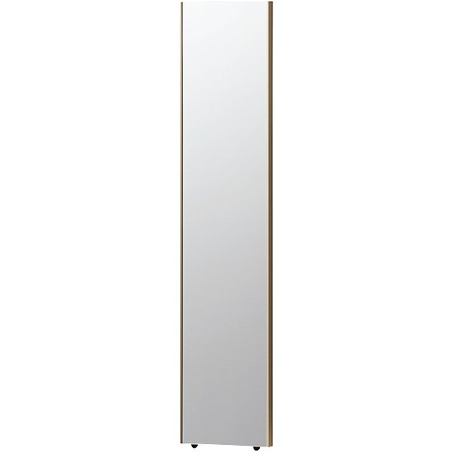 割れない軽量ミラー（オーク）　20×90cm