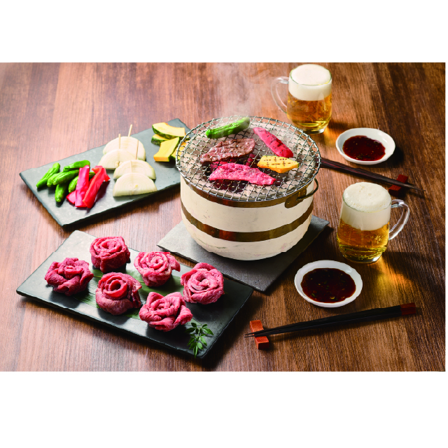 黒毛和牛５種と牛タンの花盛り焼肉用