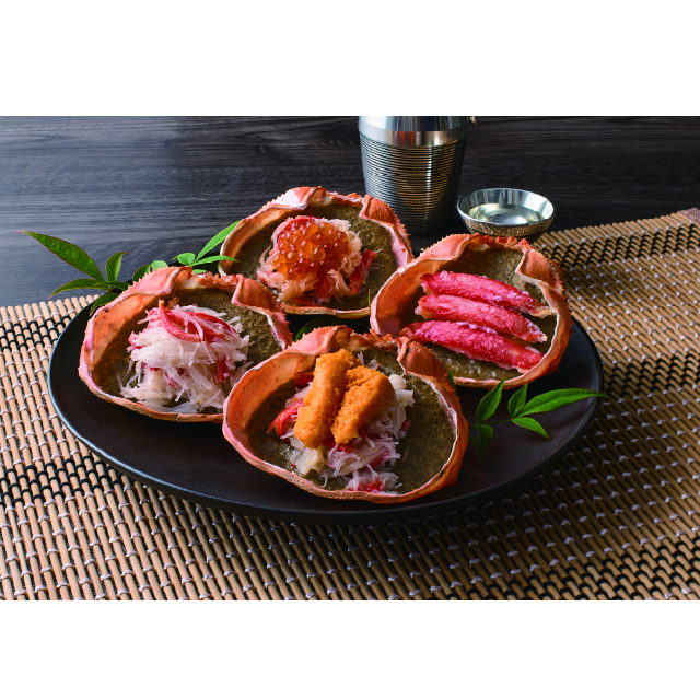 かにみそ甲羅盛りセット