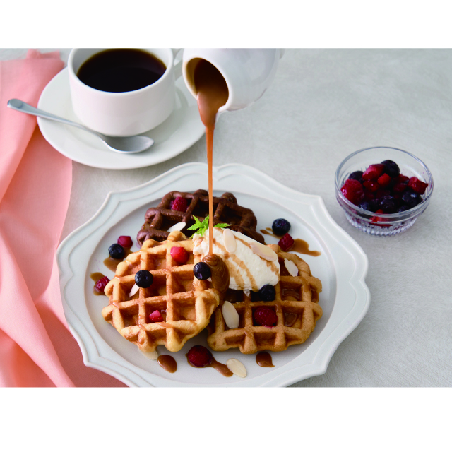 ふんわりベルギーワッフル　１２個