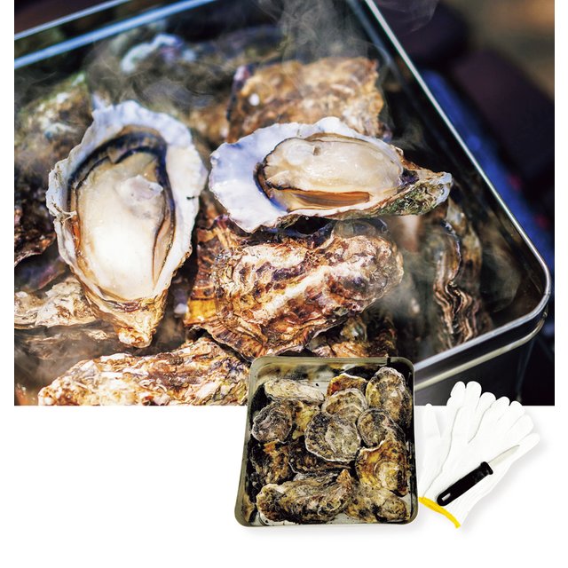 広島牡蠣のカンカン焼き