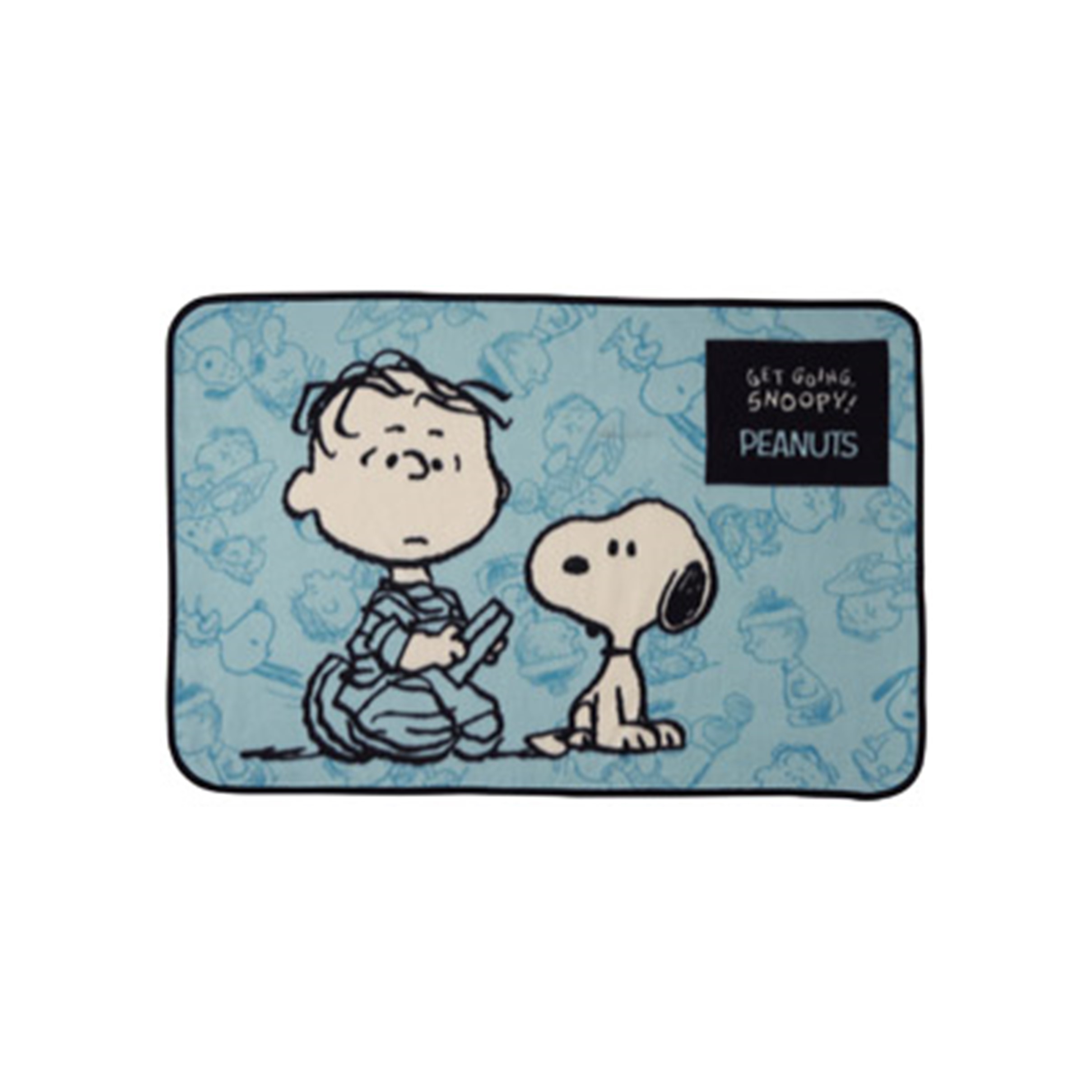 【WEB限定】スヌーピーメイト　カジュアルブランケット　ブルー