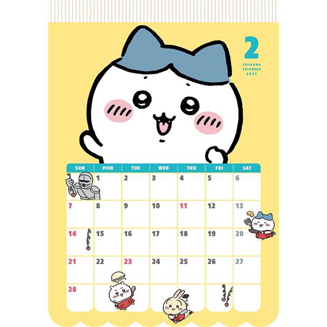 【2027年カレンダー】ちいかわ ダイカット