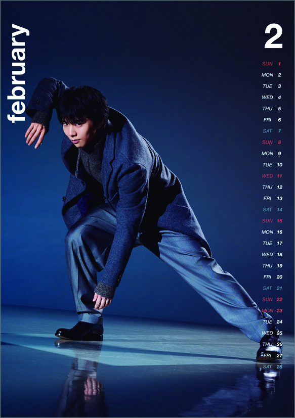 ２０２６年カレンダー　羽生結弦