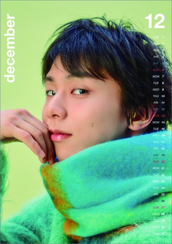 ２０２６年カレンダー　羽生結弦