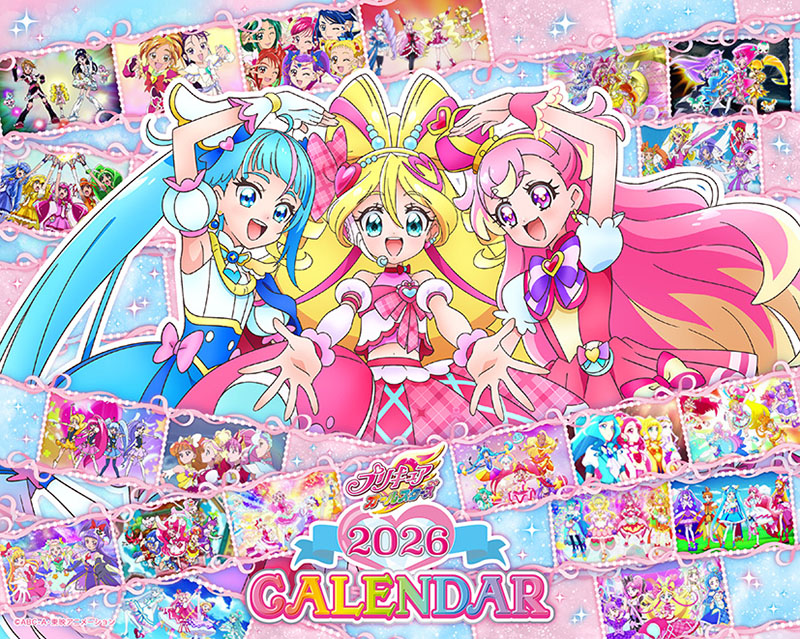 ２０２６年カレンダー　卓上　プリキュアオールスターズ