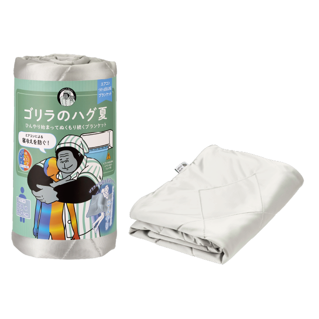 ゴリラのハグ夏ハーフ　アイスグレー