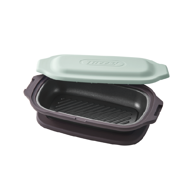 Toffy 電子レンジ用グリルディッシュ　ペールアクア