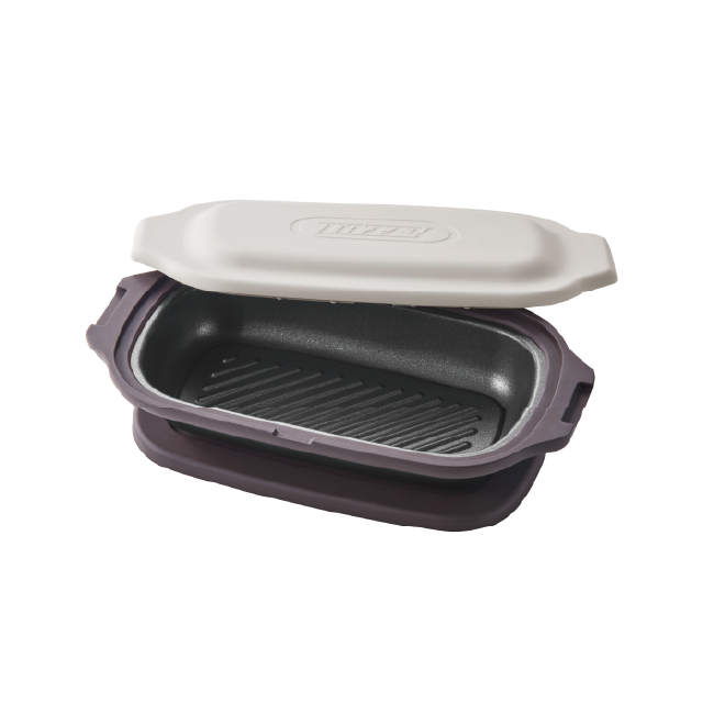 Toffy 電子レンジ用グリルディッシュ　グレージュ