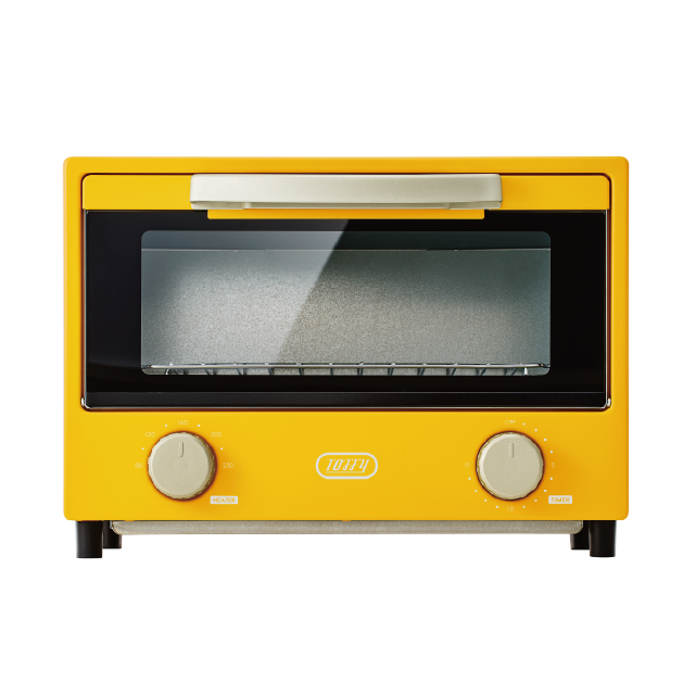 Toffy 遠赤ヒーターオーブントースター　カナリアイエロー