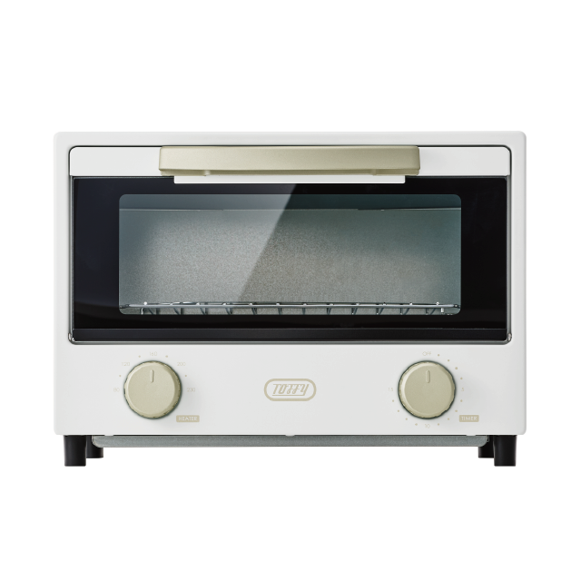 Toffy 遠赤ヒーターオーブントースター　パンナホワイト