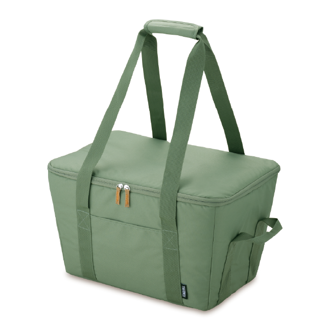 サーモス　保冷買い物カゴ用バッグ　カーキ